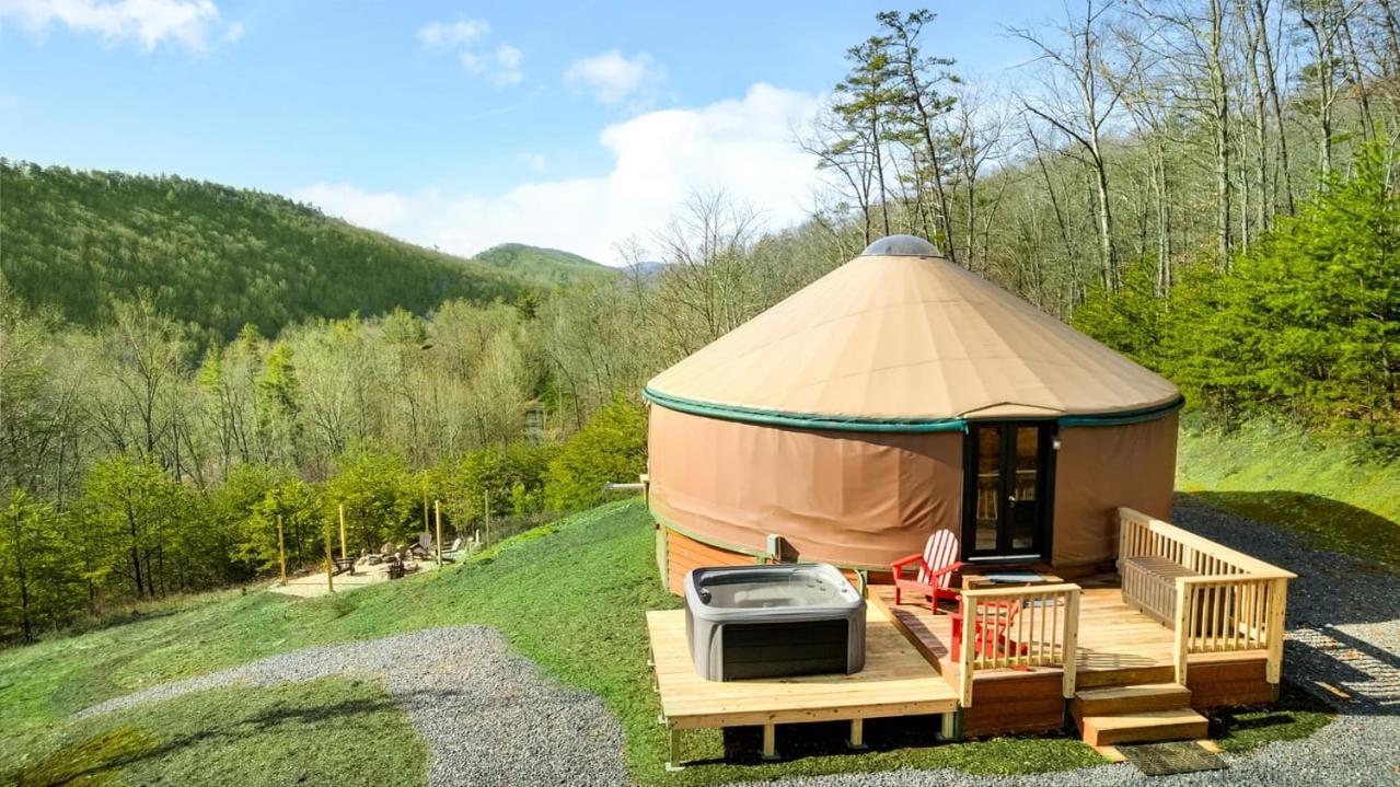 Modern Yurt W River Access, Hot Tub, Wifi & Grill Wardensville Экстерьер фото